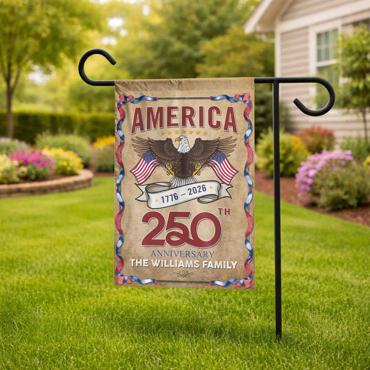 Personalized America 250th Anniversary 1776-2026 Flag