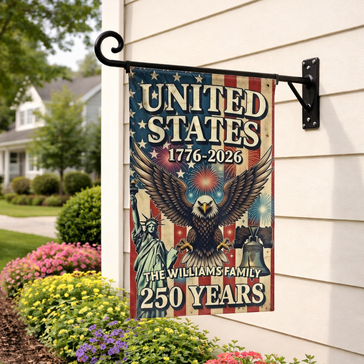 Personalized United States 250 Years 1776-2026 Flag