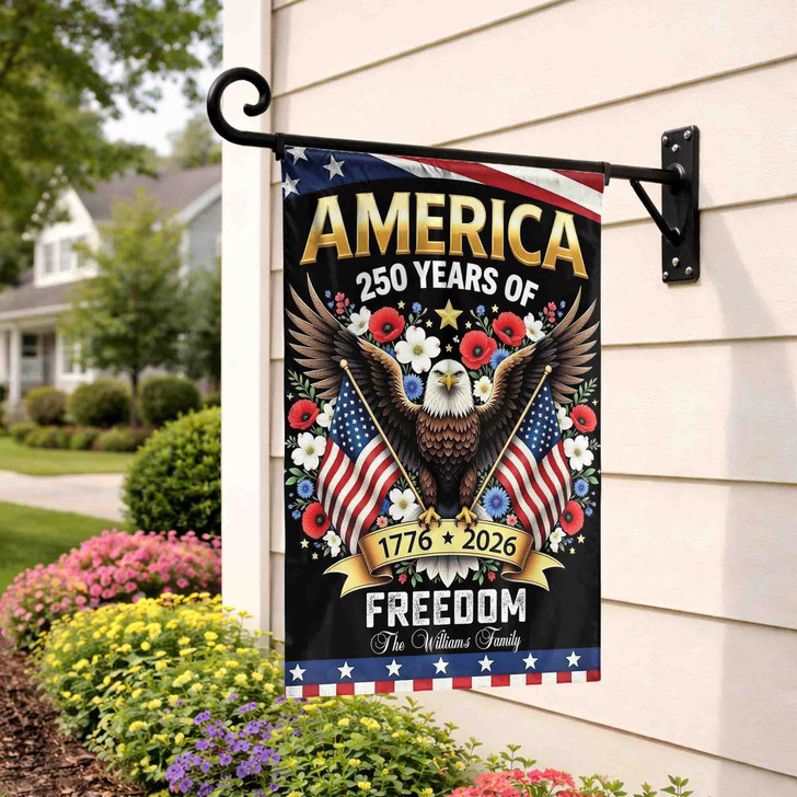 Personalized America 250 Years Freedom 1776-2026 Flag