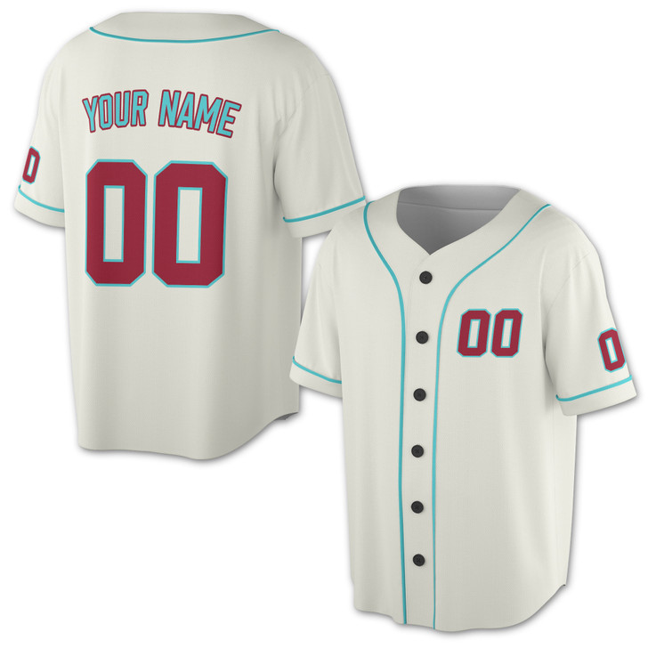 Custom Black Teal Red Baseball Jersey – Minimalist Pattern, Personalized Name & Number – Adult, Youth, Kid