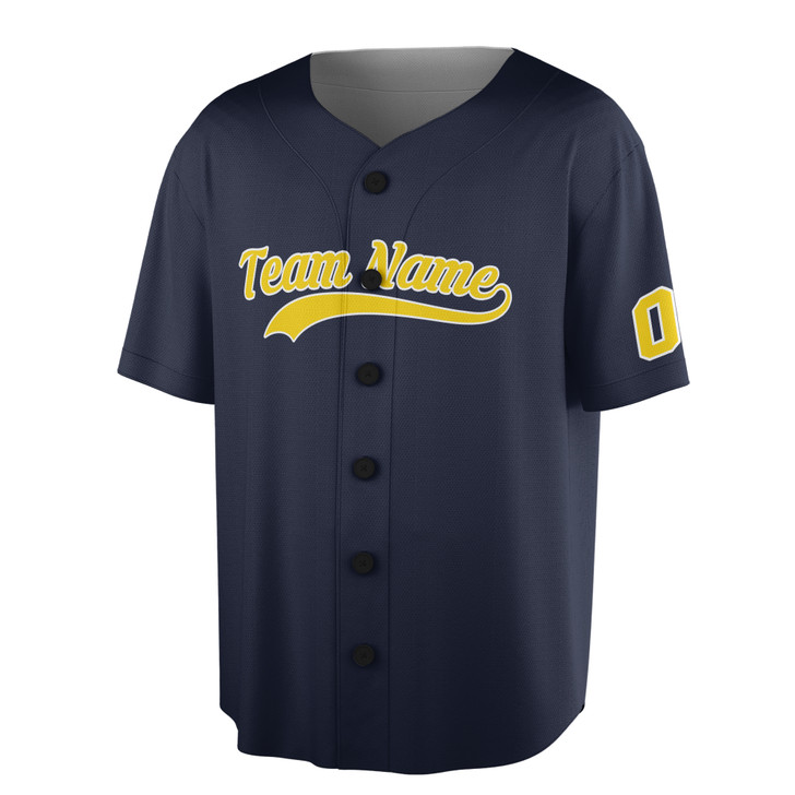 Custom Green-Yellow Baseball Jersey - Personalized Name & Number - Adults & Kids