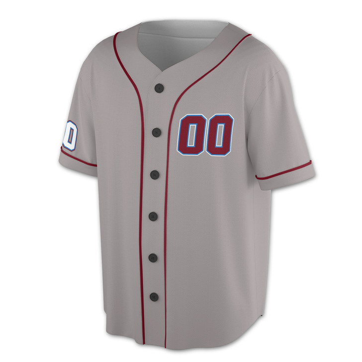 Custom White -Maroon Baseball Jersey - Personalized Name & Number - Adult, Youth, Kid
