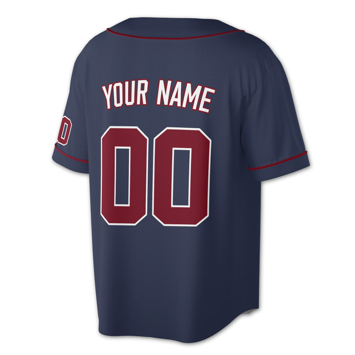 Custom Maroon Baseball Jersey - Personalized Name & Number - Family Adults & Kids