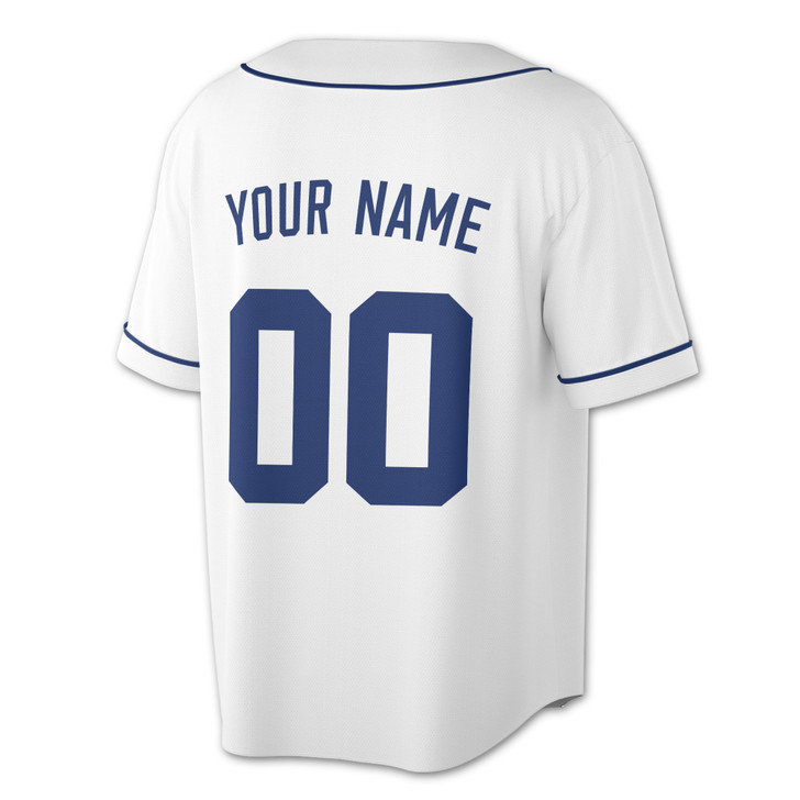 Custom Blue Navy Baseball Jersey Personalized Name Number Family- Adult, Youth, Kid