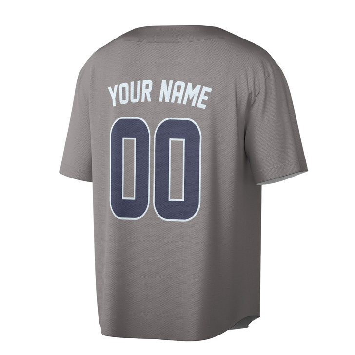 Custom White  Solid Baseball Jersey - Personalized Name & Number - Adult, Youth, Kid