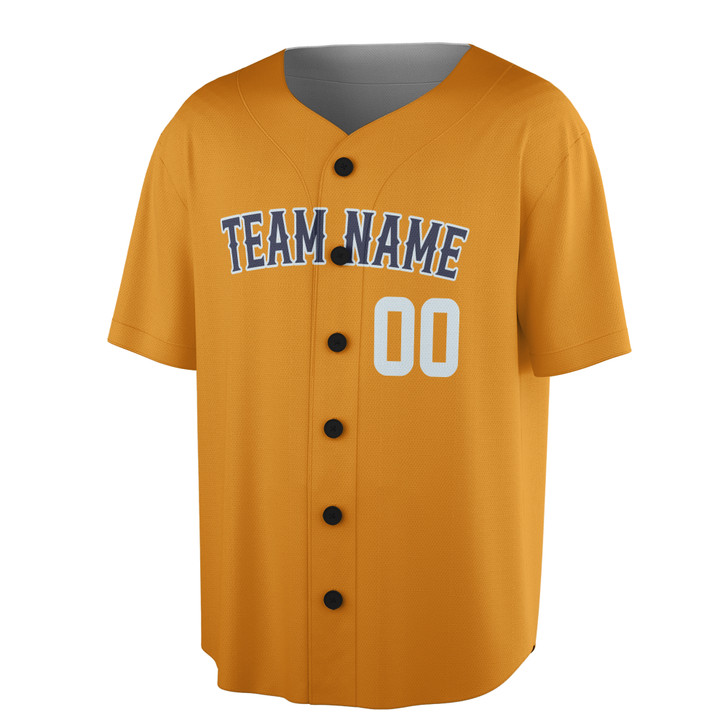 Custom White  Solid Baseball Jersey - Personalized Name & Number - Adult, Youth, Kid