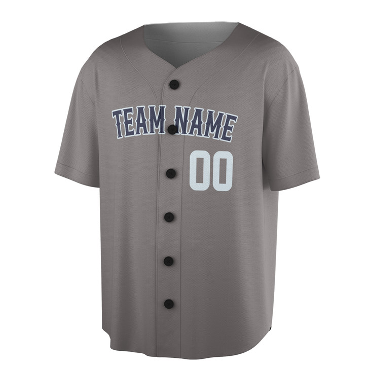 Custom White  Solid Baseball Jersey - Personalized Name & Number - Adult, Youth, Kid