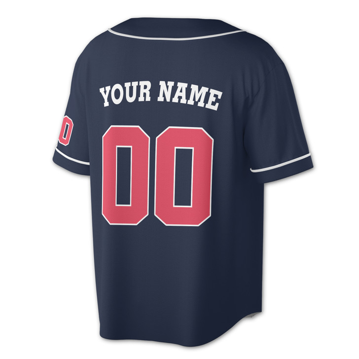 Custom Red  White Trim Baseball Jersey - Personalized Name & Number - Adult, Youth, Kid