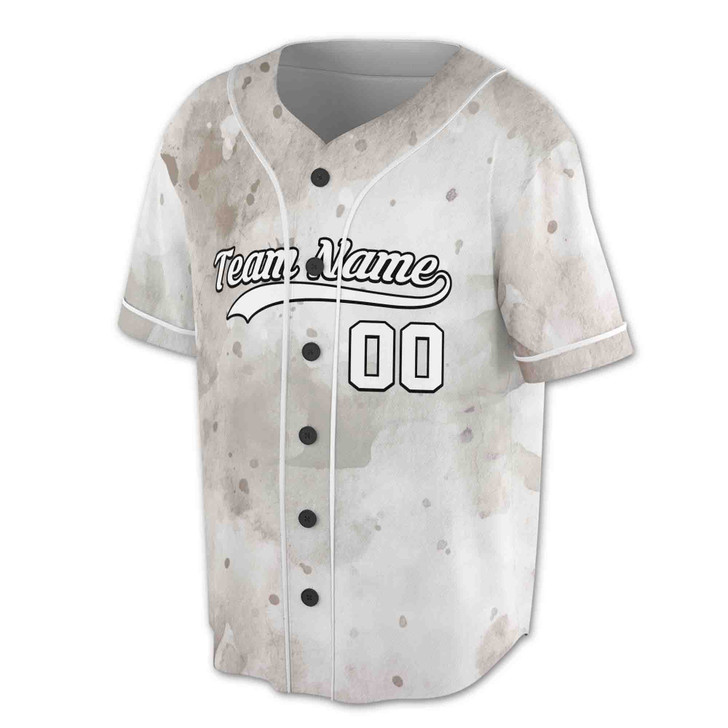 Custom  Watercolor Baseball Jersey - Personalized Name, Team & Number - Adult, Youth, Kid