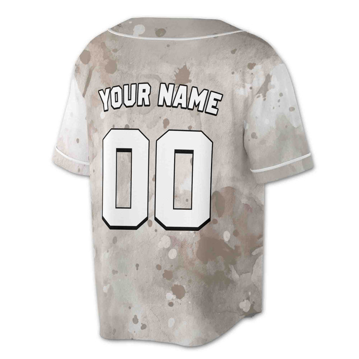Custom  Watercolor Baseball Jersey - Personalized Name, Team & Number - Adult, Youth, Kid