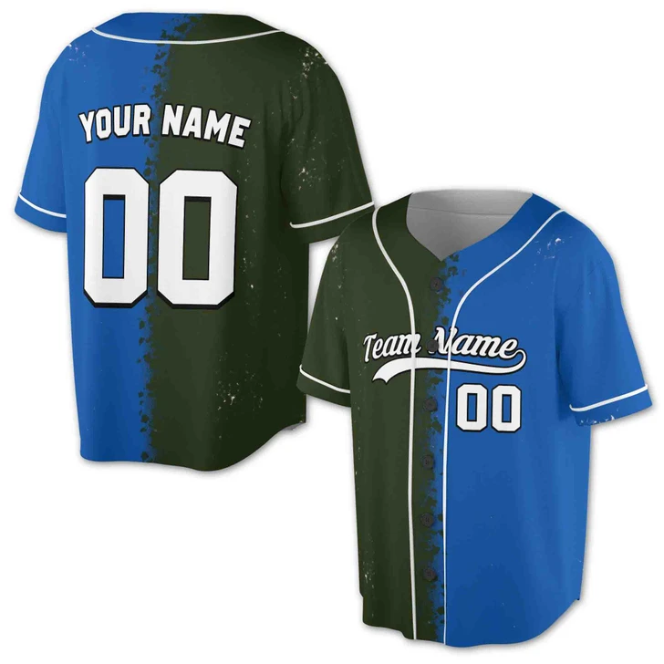 Custom  Splatter Baseball Jersey - Personalized Name, Team & Number - Adult, Youth, Kid