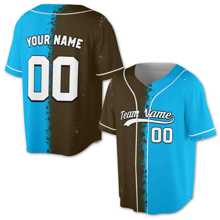 Custom  Splatter Baseball Jersey - Personalized Name, Team & Number - Adult, Youth, Kid