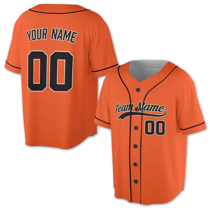 Custom Muticolor Trim Baseball Jersey - Personalized Name, Team & Number - Adult, Youth, Kid