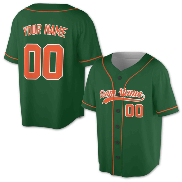 Custom Muticolor Trim Baseball Jersey - Personalized Name, Team & Number - Adult, Youth, Kid