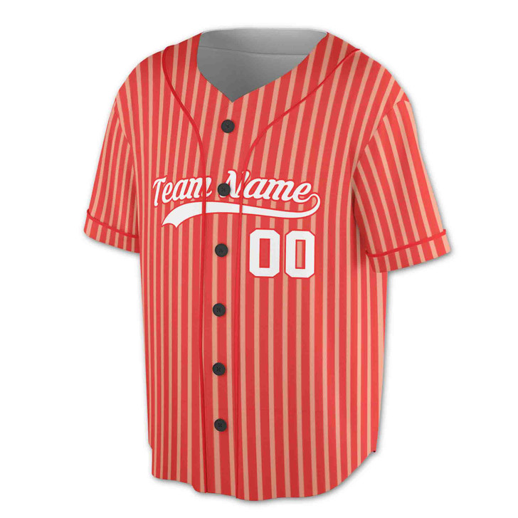 Custom Lime White Pinstripe Baseball Jersey - Personalized Name, Team & Number - Adult, Youth, Kid