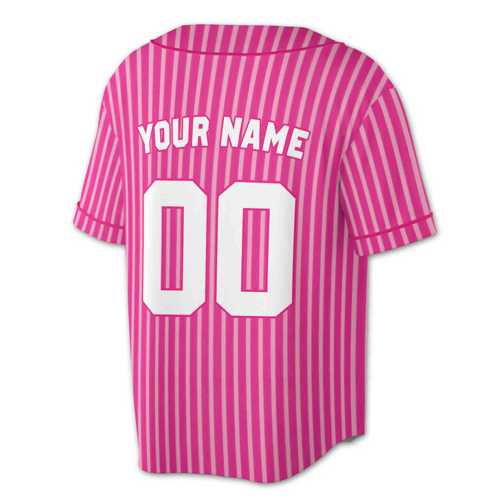 Custom Lime White Pinstripe Baseball Jersey - Personalized Name, Team & Number - Adult, Youth, Kid