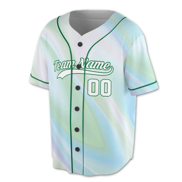 Custom Blue Purple Tie Dye Baseball Jersey - Personalized Name, Team & Number - Adult, Youth, Kid