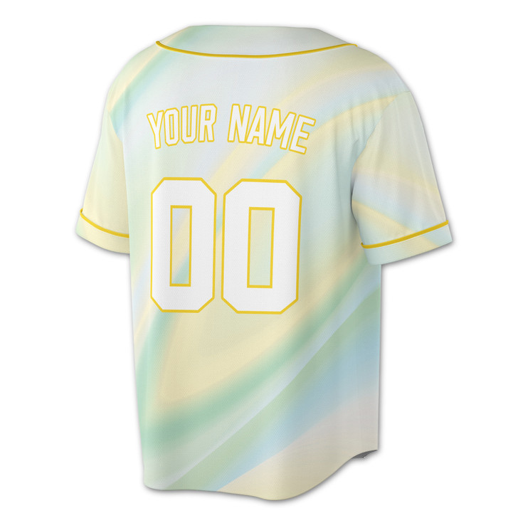 Custom Blue Purple Tie Dye Baseball Jersey - Personalized Name, Team & Number - Adult, Youth, Kid