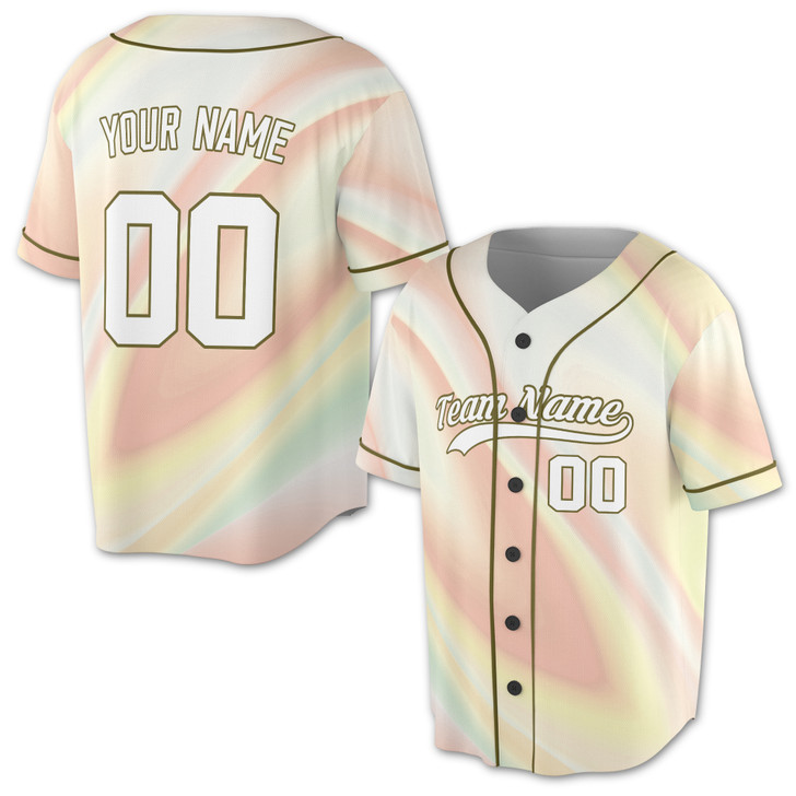 Custom Blue Purple Tie Dye Baseball Jersey - Personalized Name, Team & Number - Adult, Youth, Kid