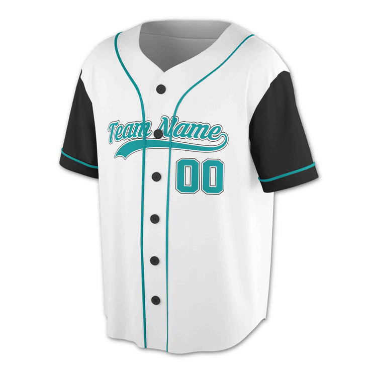 Custom White Black Pinstripe Baseball Jersey - Personalized Name, Team & Number - Adult, Youth, Kid