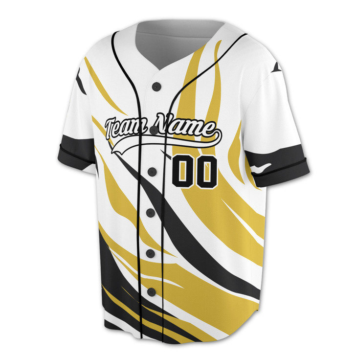 Custom Navy Teal Dynamic Wave Baseball Jersey - Personalized Name, Team & Number - Adult, Youth, Kid