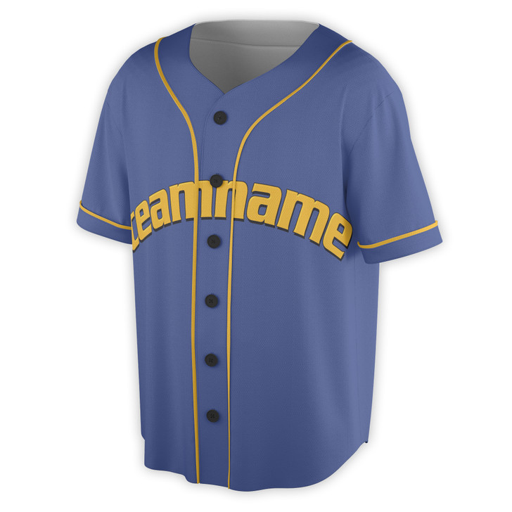 Custom Black Gold Baseball Jersey - Personalized Name, Team Name & Number - Adult, Youth, Kid