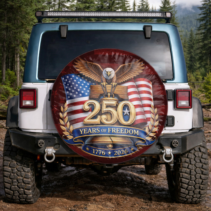 American Pride 250th Anniversary USA Spare Tire Cover