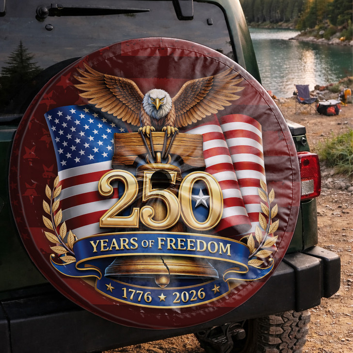 American Pride 250th Anniversary USA Spare Tire Cover