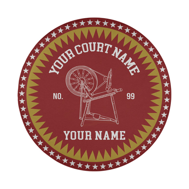 Custom Heroines of Jericho Symbol Mason Stars Red Yellow White Spare Tire Cover