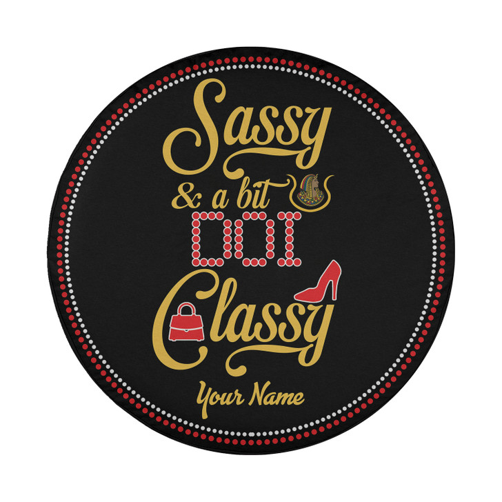 Custom Imperial Court Symbol Sassy And A Bit Classy Spare Tire Cover, DOI Gift