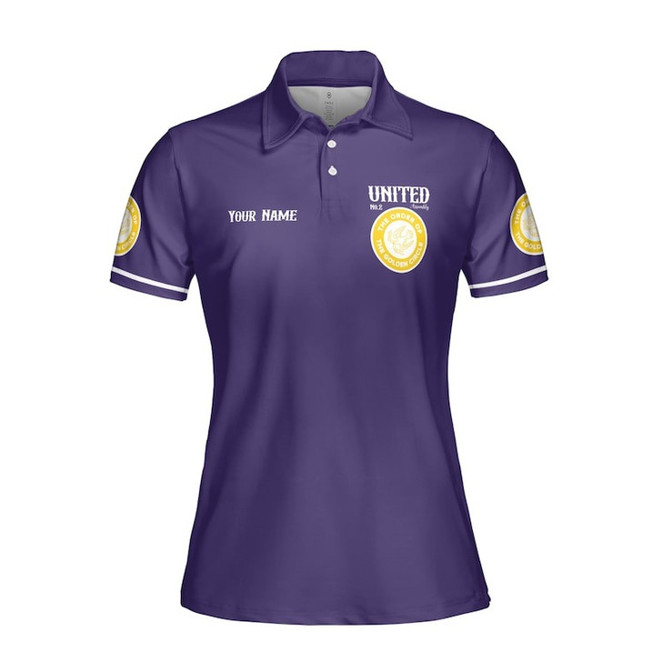 Customize Name OGC Order of the Golden Circle OES Sisters 3D Women's Polo Shirt Size S-5XL