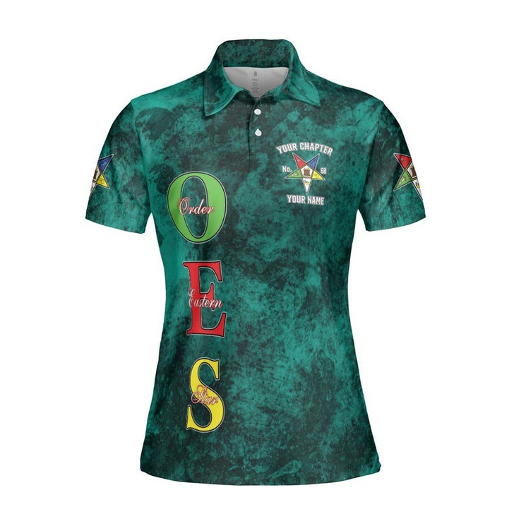 Custom Chapter Name Rose Of The Seven Seals RSS Golden Freemasonry Women's Polo Shirt Size S-5XL
