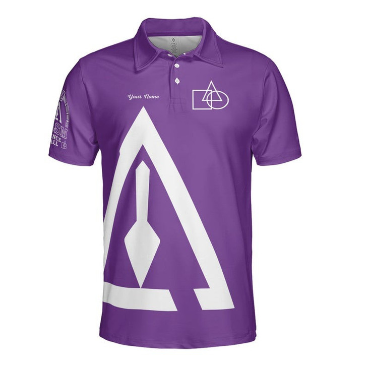Custom Council Name Prince Hall Royal and Select Masters Freemasonry 3D Men's Polo Shirt S-5XL