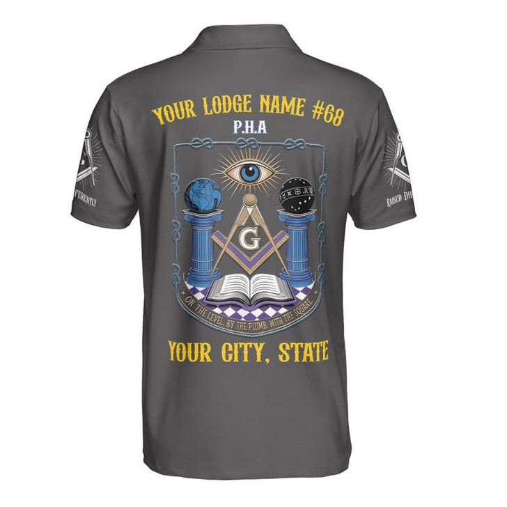 Custom Lodge Name Freemasonry I Took An Oath Smib Raise Diffferently 3D Men's Polo Shirt S-5XL