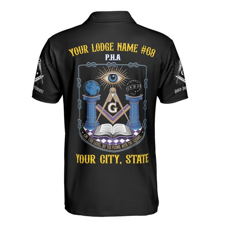 Custom Lodge Name Freemasonry I Took An Oath Smib Raise Diffferently 3D Men's Polo Shirt S-5XL