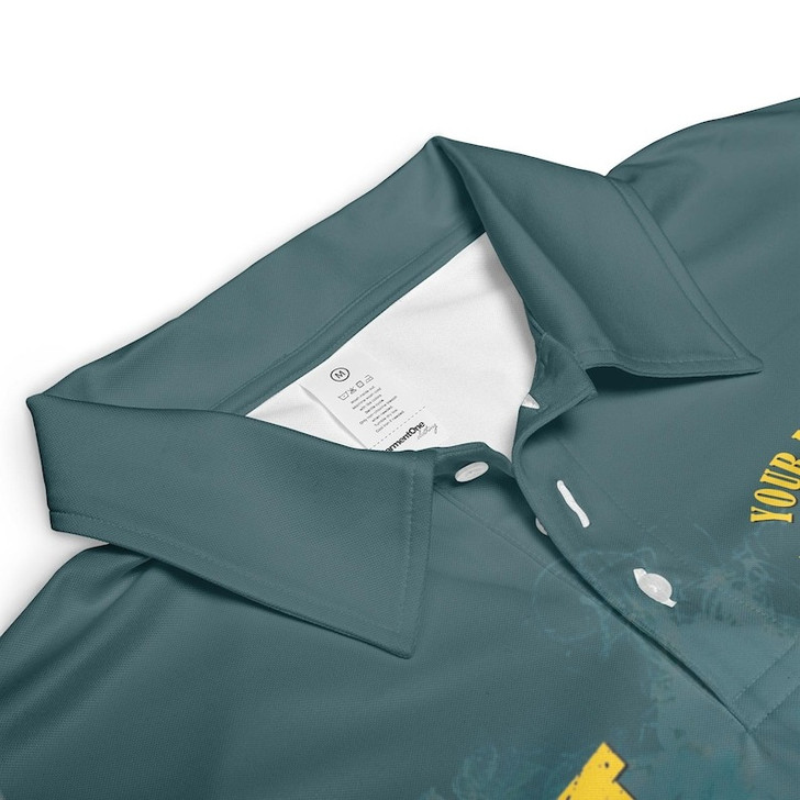 Personalized Lodge Name PHA Riding the Goat Freemasonry 3D Men's Polo Shirt S-5XL