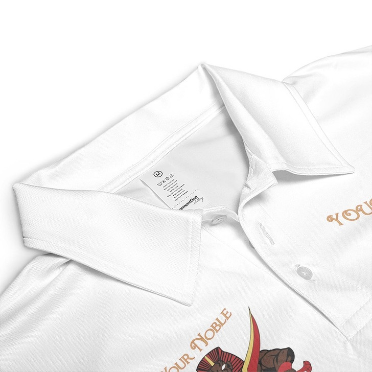 Custom Name Nobles 1893 Of The Mystic Shrine AEAONMS PHA Masonic 3D Men's Polo Shirt S-5XL