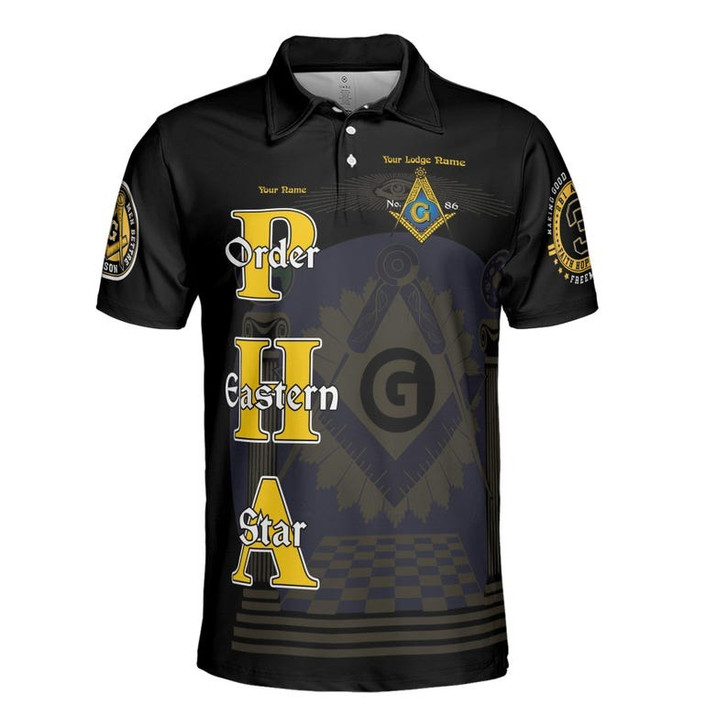 Personalized Lodge Name Freemasonry Prince Hall Making Good Men Better 3D Men's Polo Shirt S-5XL