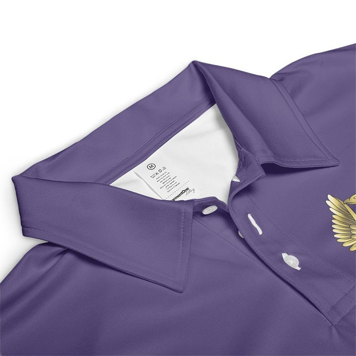 Custom Name, Number Scottish Rite Eagle Wings 33 Degree AASR PHA Freemasonry 3D Men's Polo Shirt S-5XL