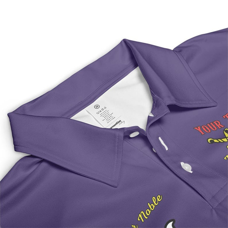 Custom Temple Name Nobles Mystic Shrine AEAONMS Known, Wise & Gallant Streng Fury 3D Men's Polo Shirt S-5XL
