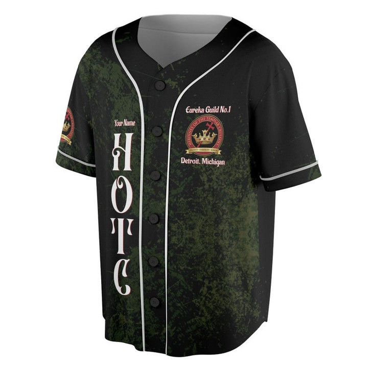 Personalized Guild Name HOTC Heroines of the Templar Crusades 3D Baseball Jersey Shirt Size S-5XL