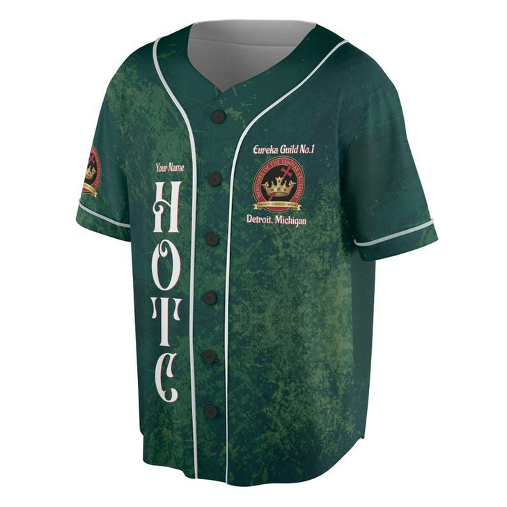 Personalized Guild Name HOTC Heroines of the Templar Crusades 3D Baseball Jersey Shirt Size S-5XL