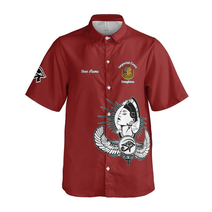 Personalized Court Name DOI Divine Ruler Shriners AEAONMS 3D Button Down Size S-5XL