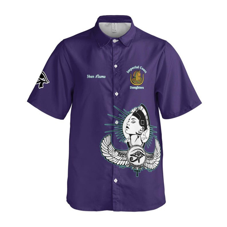 Personalized Court Name DOI Divine Ruler Shriners AEAONMS 3D Button Down Size S-5XL