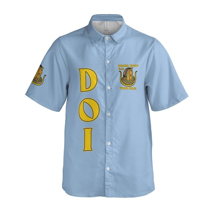 Personalized Court Name DOI Daughters Of Isis Shriners AEAONMS 3D Button Down Size S-5XL