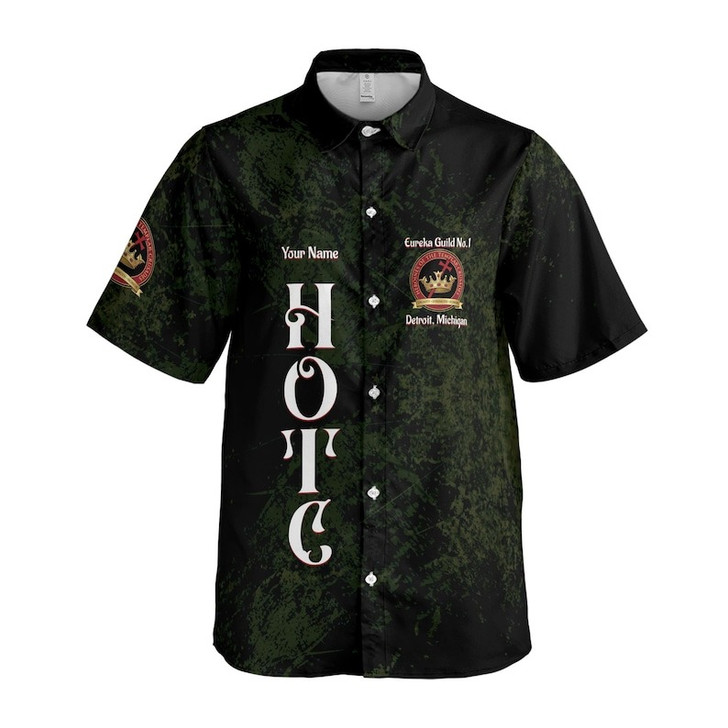 Personalized Guild Name HOTC Heroines of the Templar Crusades 3D Button Down Size S-5XL