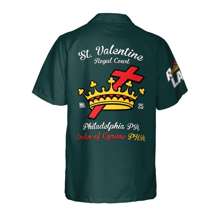 Personalized Court Name Order of the Cyrene Crusaders Royal Lady 3D Button Down Size S-5XL