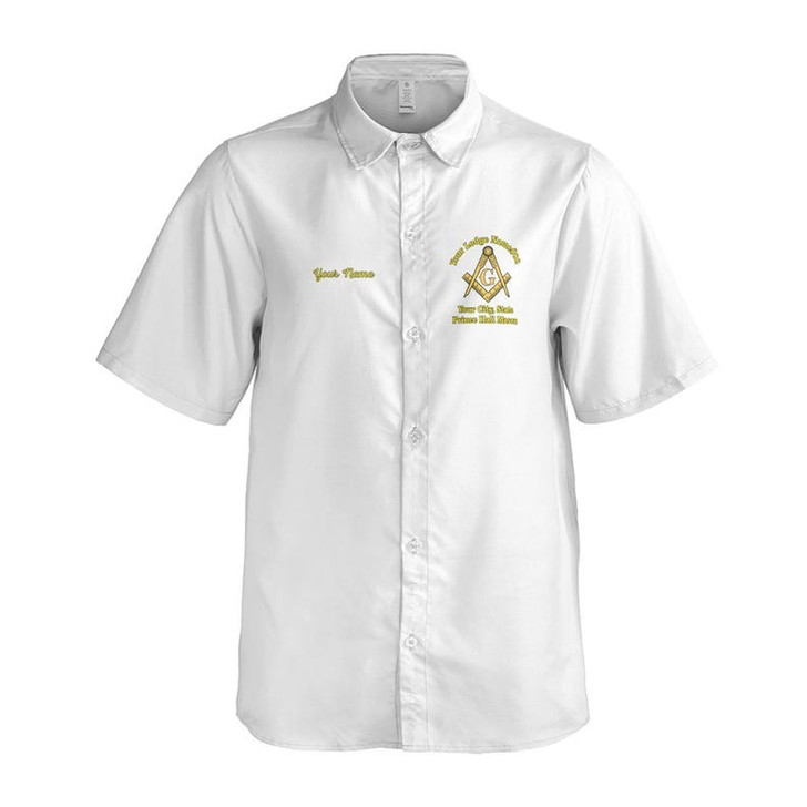 Personalized Name Prince Hall 2B1 ASK1 Making Good Men Better Freemasonry 3D Button Down Size S-5XL