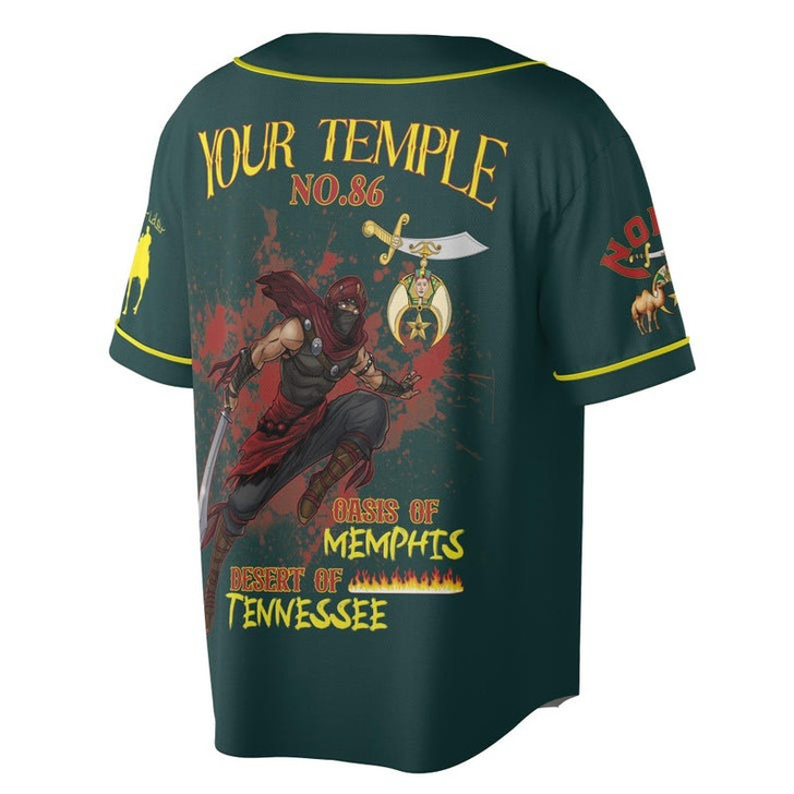 Personalized Temple Name Nobles Mystic Shrine AEAONMS Born Man Created A Noble Freemasonry 3D Baseball Jersey Shirt Size S-5XL