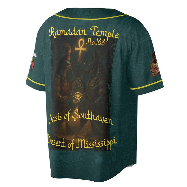 Custom Temple Name Nobles Mystic Shrine AEAONMS I'm That Noble They Warn Your About Freemasonry 3D Baseball Jersey Shirt Size S-5XL